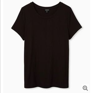 Torrid Crew Tee Rib Black Size 2
